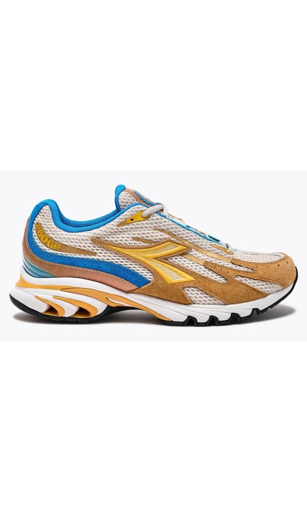 Мъжки спортни обувки, Diadora, Mythos Propulsion 280 Mascotte, текстил, синьо/светло сиво, Retro Running, Кафяв