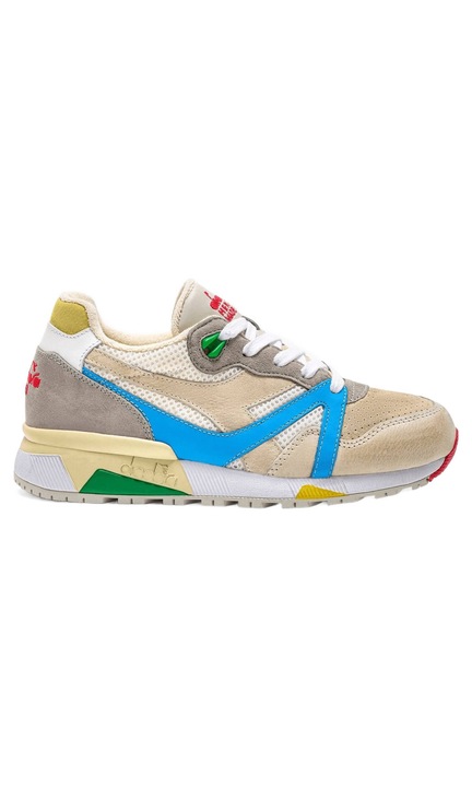 Мъжки спортни обувки, Diadora Heritage, N9000 Podio Italia, Suede, White, Retro Running Бял, Бял