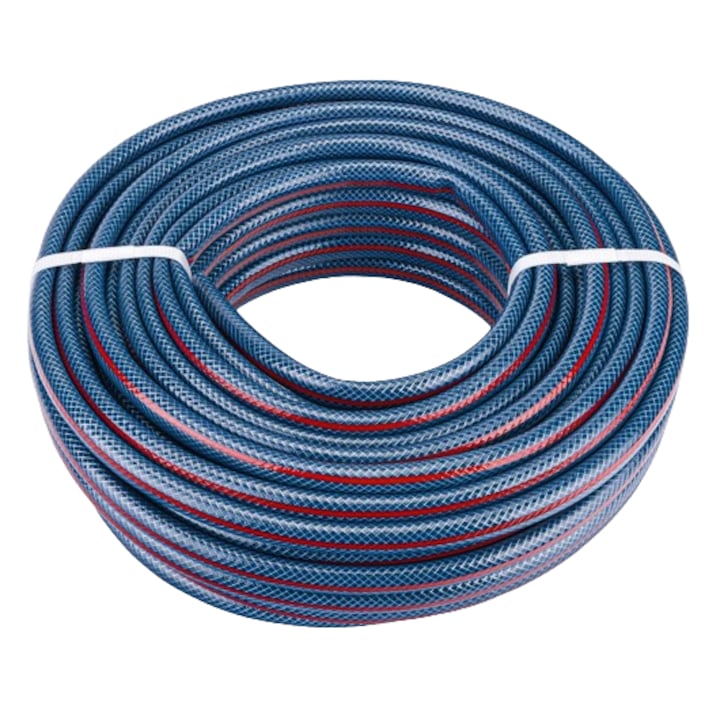 Furtun de gradina cu 4 straturi 1/2 inch 50m presiune de lucru 8 bar la 20°C