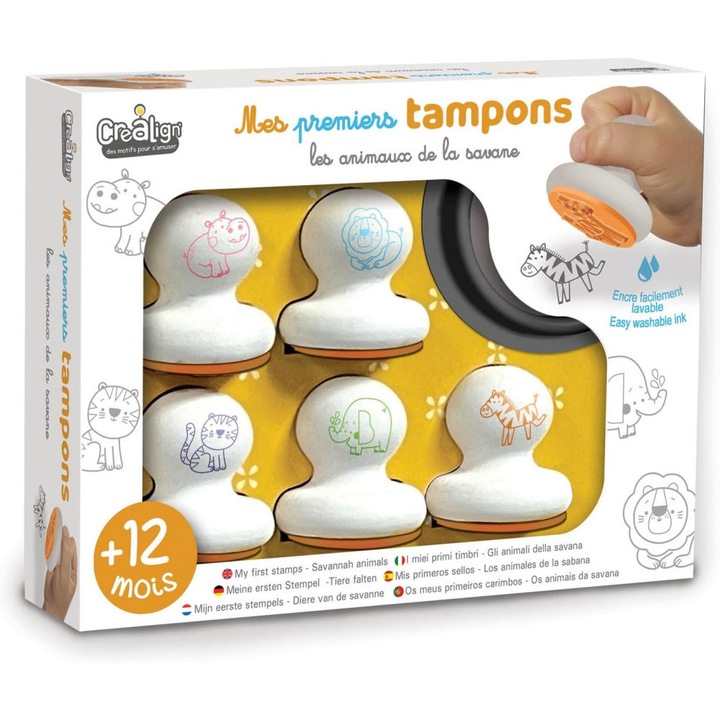 Комплект за печат CreaLign, Animals of the Savannah