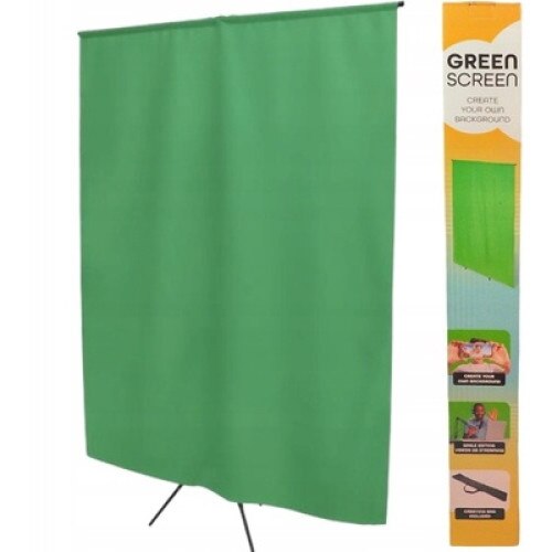 Fundal foto cu stand Green Screen, 1,5x2m, verde - eMAG.ro