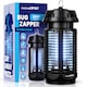 Lampa UV Anti Insecte Techone® Pest Killer, Functie Anti Tantari, Muste, Musculite, Silentioasa, Impotriva Insectelor, Radiatie 360°, Interior sau Exterior, 30 W, 80m2, Negru