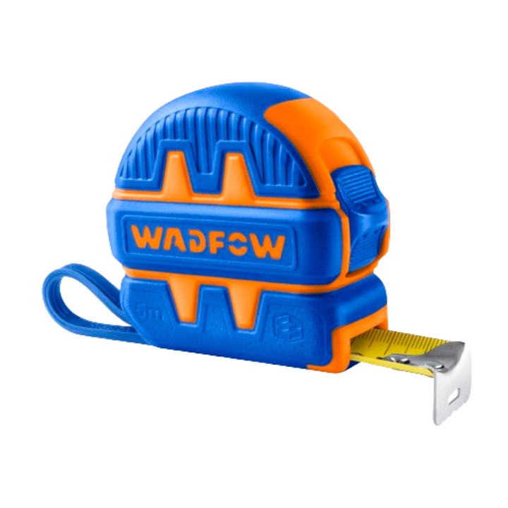 Ruleta Wadfow, dimensiuni 5mx19mm, albastru metalizat