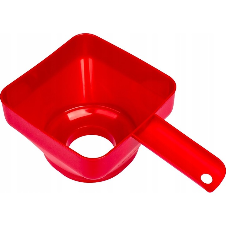 Квадратна фуния за буркани Brownin, 165 мм, 21x12.6x9.2 см, Червен