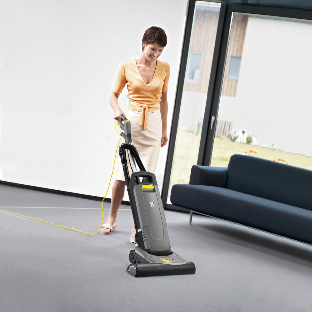 Aspirator vertical profesional Karcher CV 48/2, 200 mbar, 850 W, 5.5 L Gri/Negru