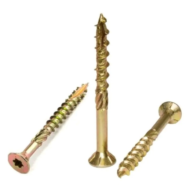 Set 50 buc surub pentru dulgherie/lemn cap inecat 6x50 TX30