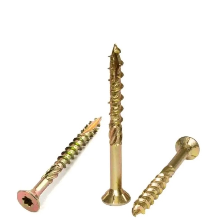 Set 50 buc surub pentru dulgherie/lemn cap inecat 6x120 TX30