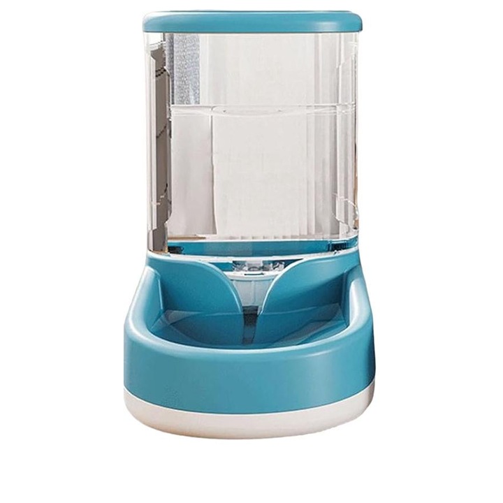 Dispenser automat, model dreptunghi, albastru, 7.48x7.48x7.48in, 1.5L