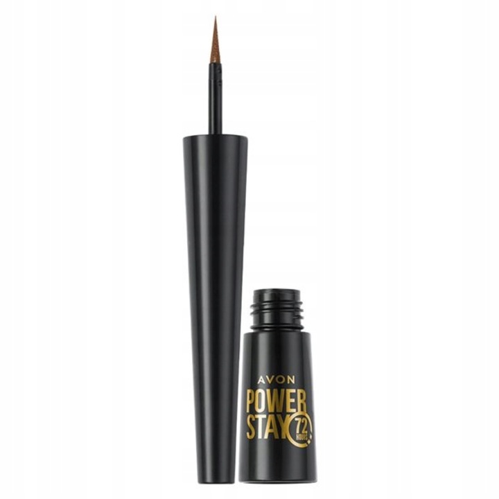 Liner lichid pentru sprancene, Avon, Rezistent 72h, Dark Brown