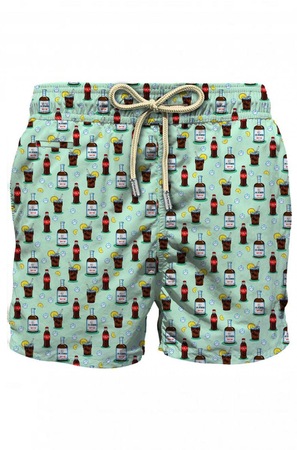 Férfi úszónadrág, MC2 Saint Barth Lighting Micro Fantasy