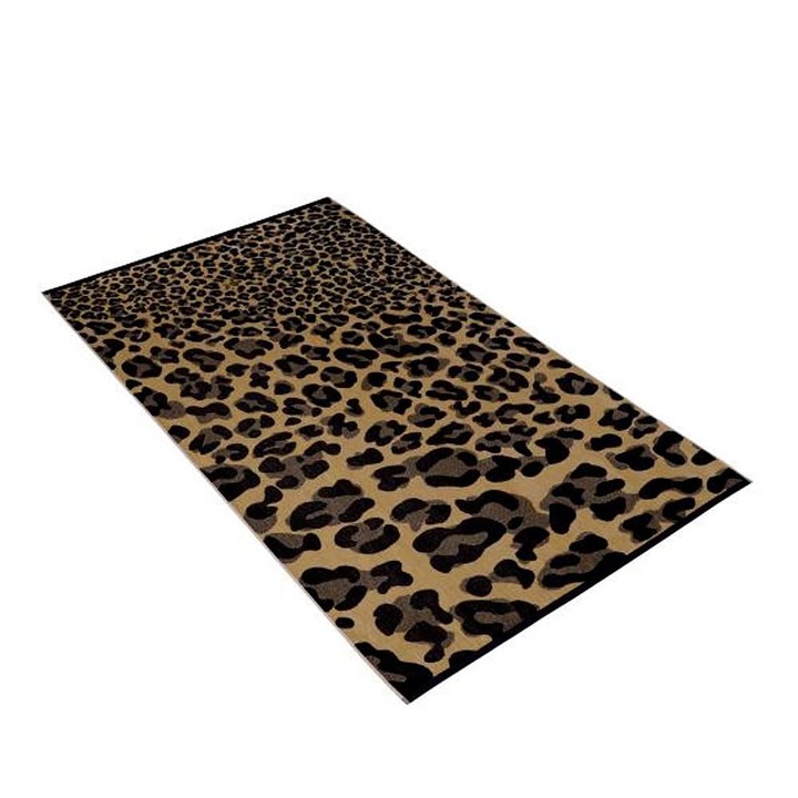 Плажна Кърпа Vossen Leopard Caramel, Леопард, 100/180