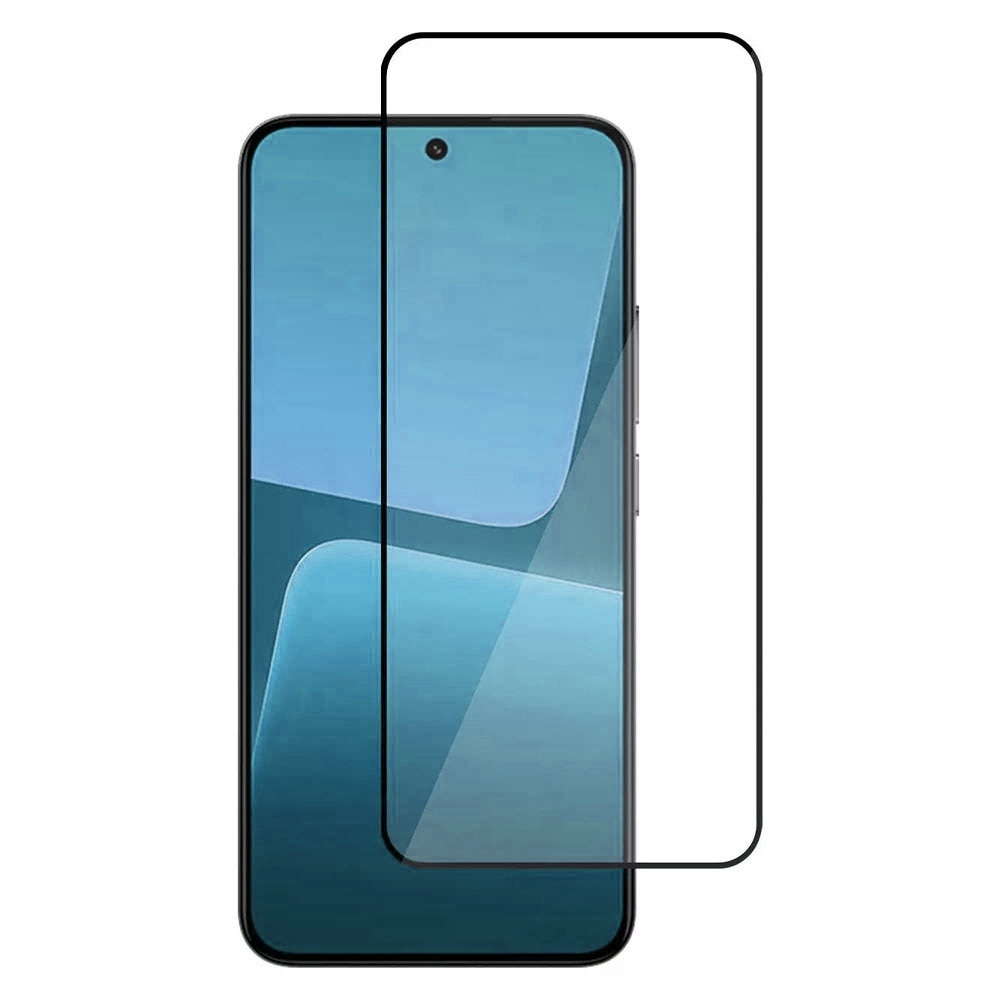 Folie protectie, compatibila cu Xiaomi 14, Sticla securizata, Acoperire completa, Duritate 9H, Pelicula adeziv Full Surface, Anti-dust, Case Friendly, Montare usoara, Transparenta