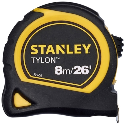 Ruleta profesionala, 8 m X 28 mm, 26', carcasa din cauciuc, rezistenta la impact, Stanley