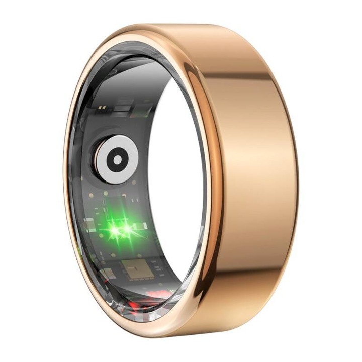 Smartring Colmi R02, Здравен мониторинг, Водоустойчив IP68, Златен, Размер 11