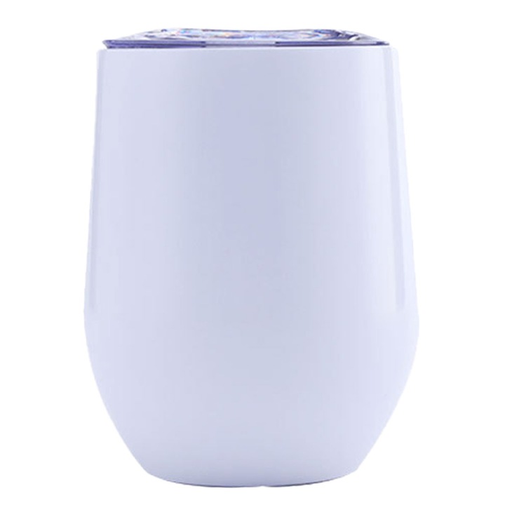 Cana termoizolanta, inox, alb, 350ml