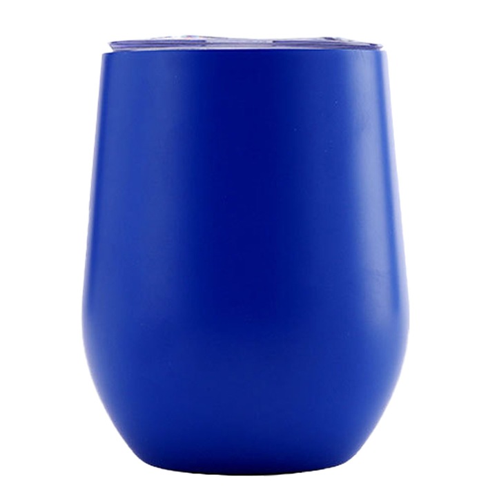 Cana termoizolanta, albastru, 350ml, inox