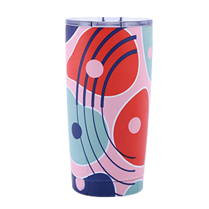 Cana termica, 600ml, capac etans, din inox, design modern