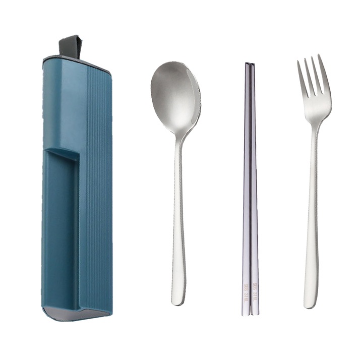 Set tacamuri camping, inox
