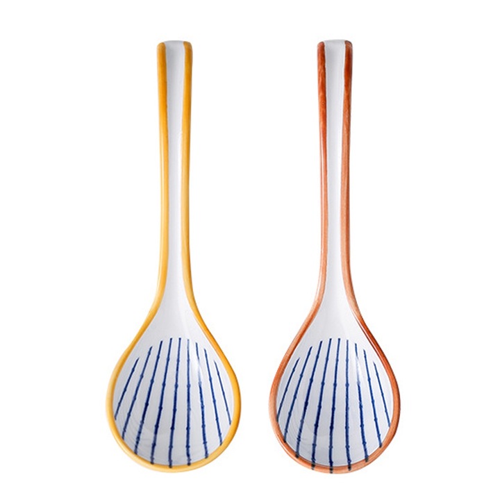 Set de linguri de supa din ceramica, 16x4.5cm, 2 bucati