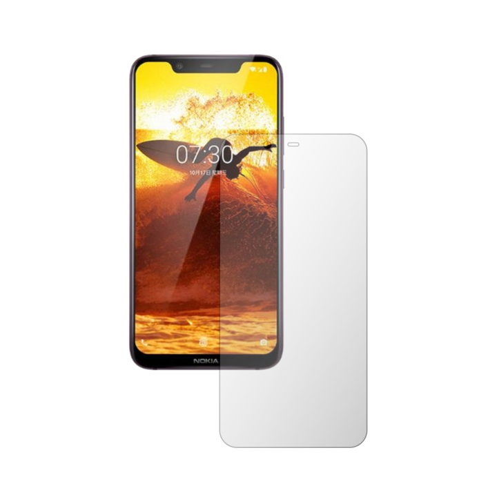 ISkinz Самовъзстановяващо се защитно фолио за екран за Nokia 8.1 - удобно за калъфа, Invisible Skinz UHD, ултра-прозрачен силикон с пълно покритие, залепващ и гъвкав