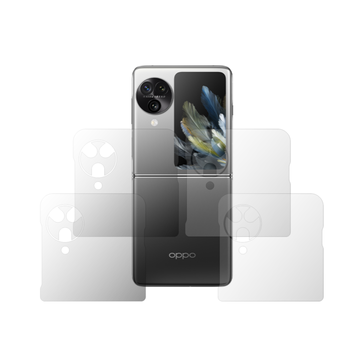 Set 4X Folie Protectie Ecran Folie24, pentru Oppo Find N3 Flip, 2X Ultra-Clear + 2X Mate, Acoperire Full-Display si Case-Friendly, Adezive, Flexibile cu Auto Regenerare