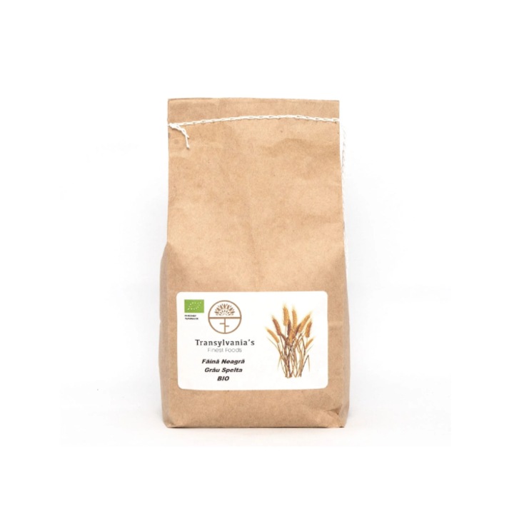 Faina neagra din grau spelta BIO, 5kg, Transylvania's Finest Foods