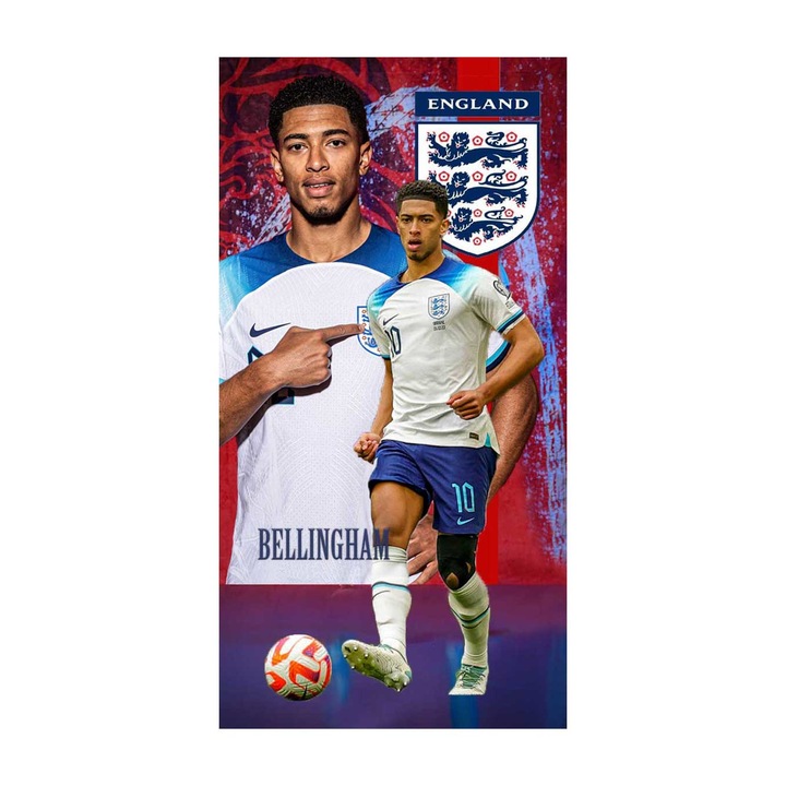 Хавлия за плаж Кингтекс Bellingham England, 70x140см, 60% памук 40% полиестер, Многоцветно