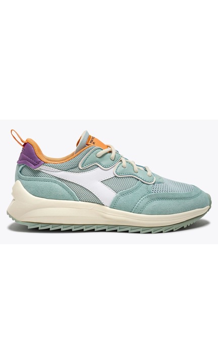 Дамски спортни обувки, Diadora, Jolly Suede Mesh, Suede/Canvas, Бял/Светлосив, Многоцветен, Многоцветен