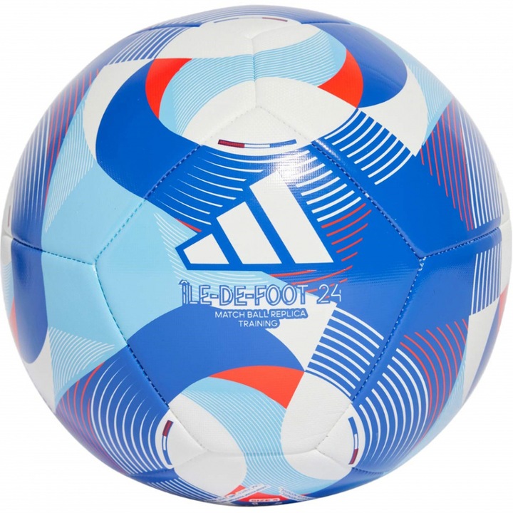 Adidas Olympic 24 Training futball labda, kék/fehér, 5-ös méret