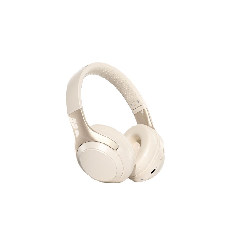 Casti fara fir, Banda pentru cap, Multifunctional, Pliabil, Conectivitate Bluetooth, Cip 5.3 incorporat, Calitate sunet HiFi, Incarcare USB, Durata lunga de viata a bateriei, Culoare kaki