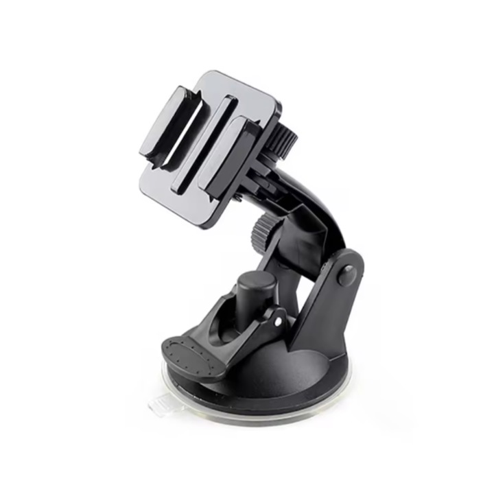 Стойка с вендуза за предно стъкло, съвместима с GoPro Hero 12, 11, 10, 9, 8, SJ камера Xiaomi GitUp