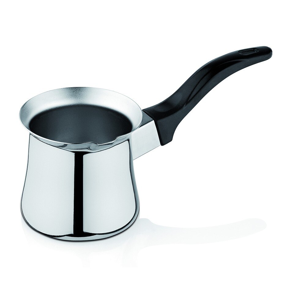 Ibric din inox, cu maner din bachelita, 300 ml