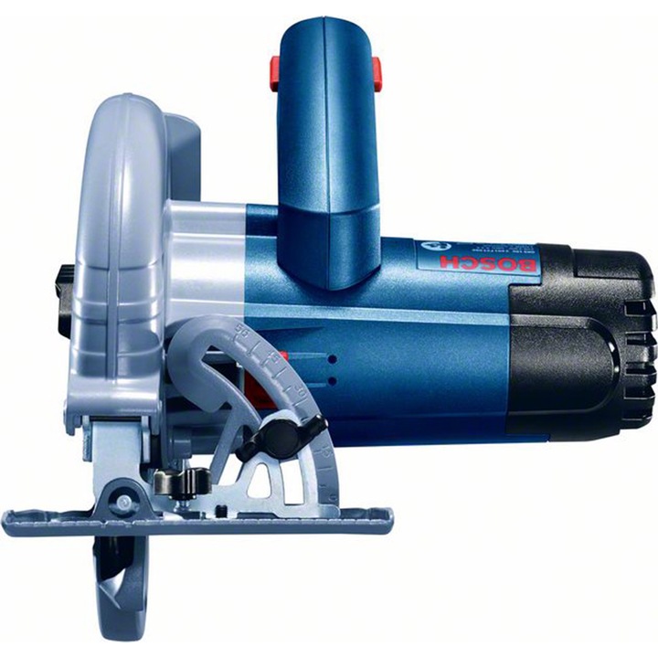 Fierastrau circular Bosch Professional GKS 190, 1400 W, 5500 RPM, 190 mm diametru panza, accesorii incluse