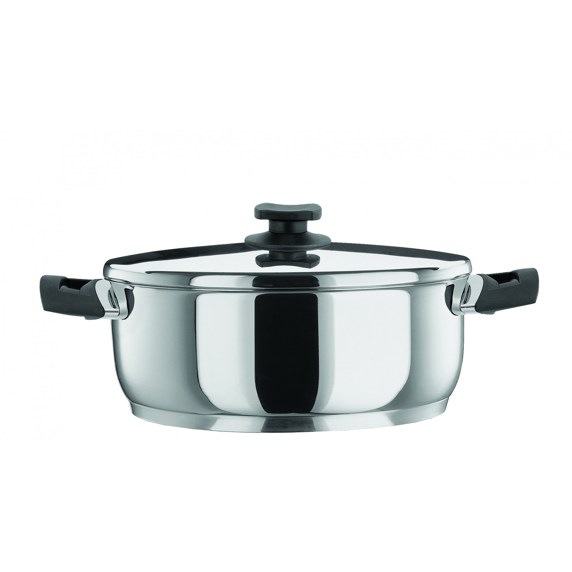 Cratita din inox Pyramis CLASSIC, diametru 30cm, capacitate 6,7litri, capac din inox, potrivita pentru toate tipurile de plite