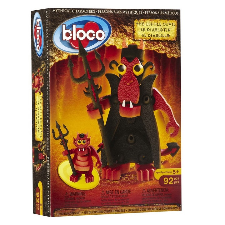 Пъзел Bloco 3D EVA - МАЛКИТЕ ДЯВОЛИ, The Little Devil - 11002