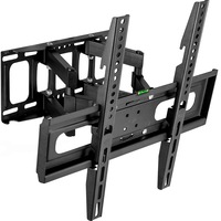 Suport TV de Perete, Pivotant, Universal, Diagonala 32”- 70” ( 80 - 178cm ), Max 50 kg, Vesa 100x100 – 400x400, Negru, Sim Online®