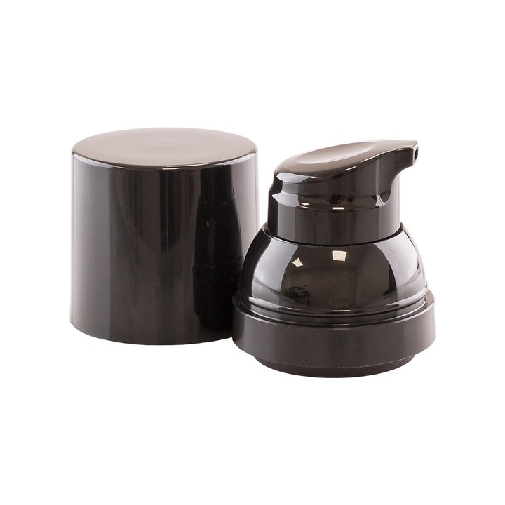 Pompa si Capac pentru Flacoane Airless Oly Black