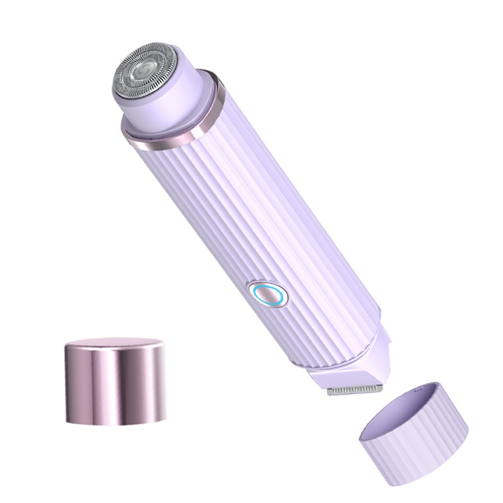 Епилатор за жени, ZXJDN, мултифункционален, за крака, подмишници, интимни зони и лице, Violet