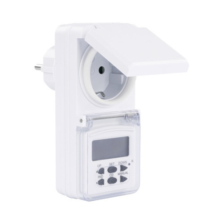 Priza Programabila Digital 1800w Cu Display Lcd