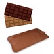 Set 2 Forma din Silicon Blocuri si Inimioara pentru Ciocolata de Casa, Bomboane, Jeleuri sau Cuburi de Gheata, Tableta, 22.3 x 10 .6x 1cm, enkourakoko®, Maro