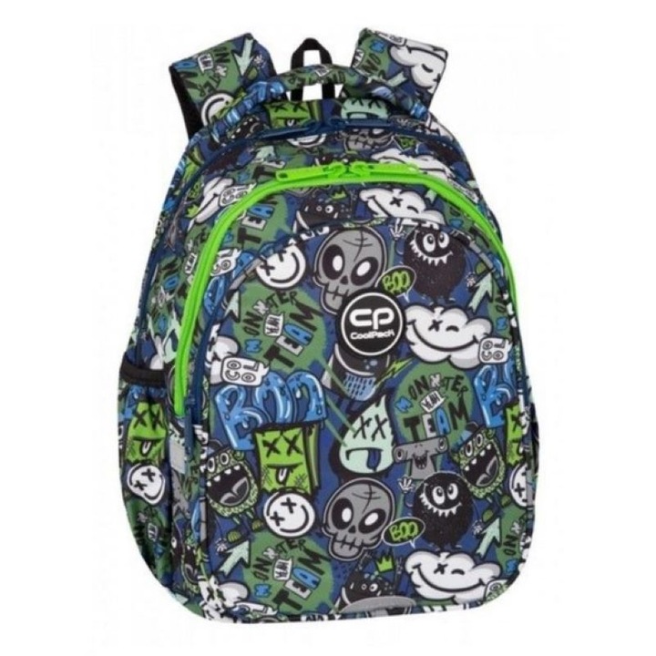 Ученическа раница CoolPack Jerry Monster Team, 28 x 39 x 15 cm, Многоцветен