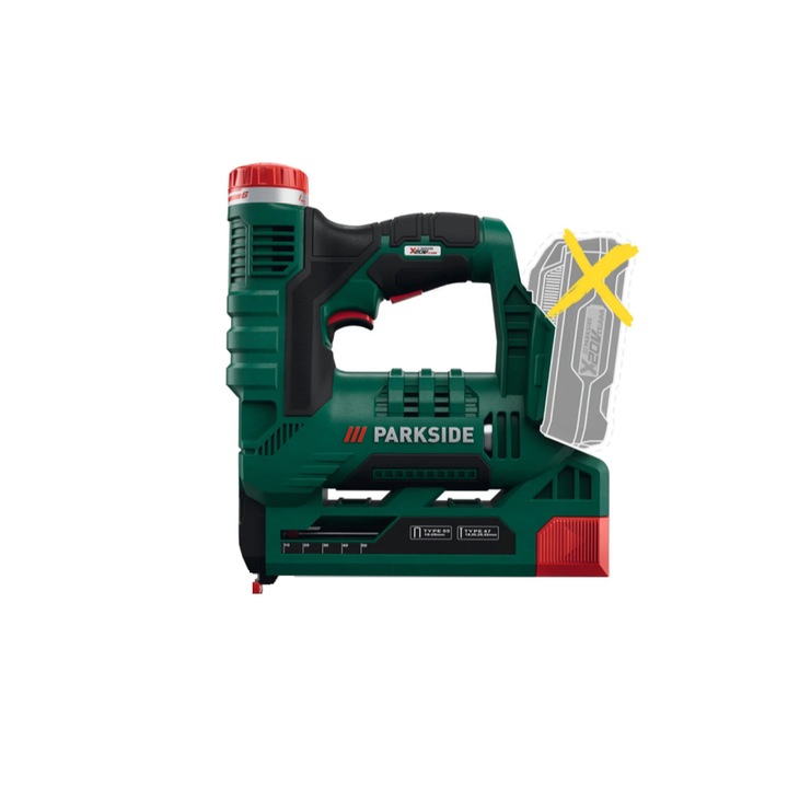 Акумулаторен такер Parkside 20 V PAT 20-Li A1 – без батерия и зарядно
