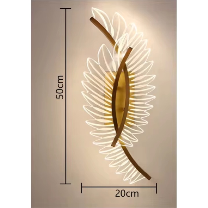 Aplica LED 18W perete, Angel, 1000lm, 50cm, lumina rece/calda/neutra