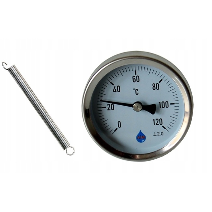 Термометър с гръб T=63MM 0-120C