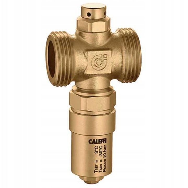 Caleffi 6/4" fagyálló védőszelep hőszivattyúkhoz