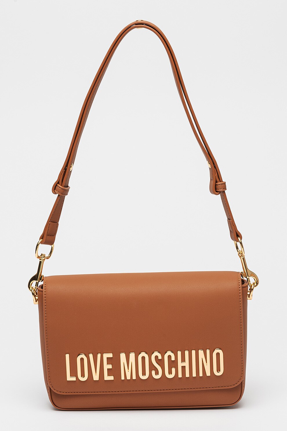 Love Moschino, Geanta dreptunghiulara de piele ecologica cu bareta