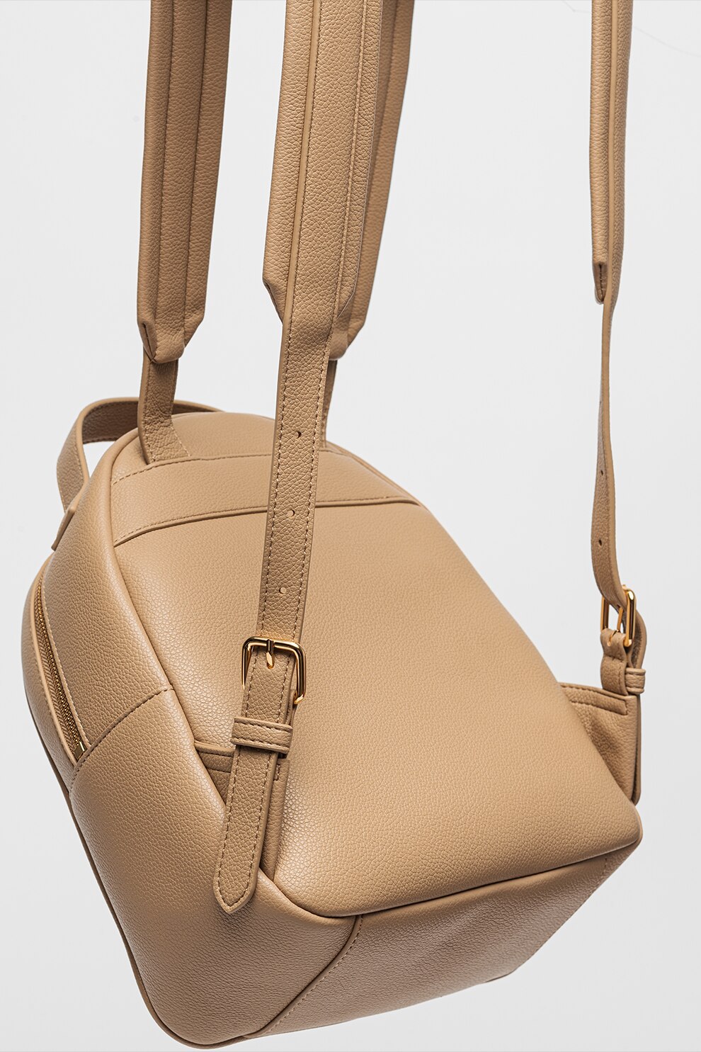 Love Moschino, Rucsac de piele ecologica cu logo metalic