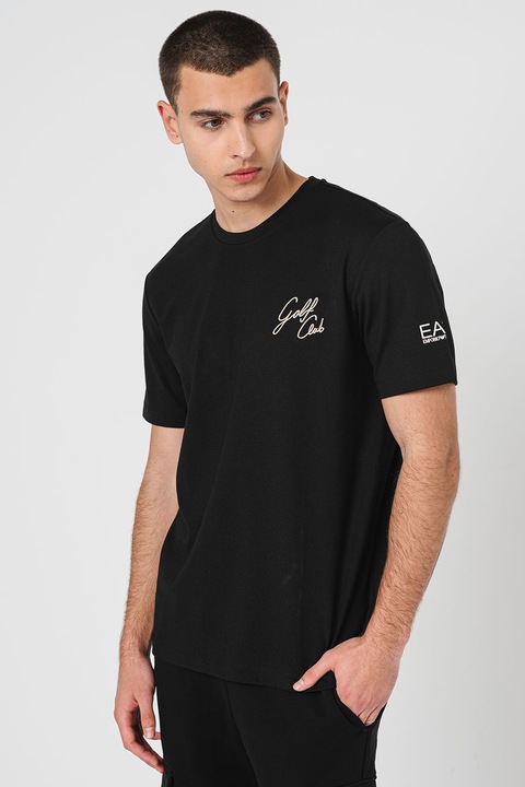 EA7, Golf Club logós póló, Fekete, M