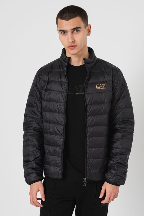 EA7, Пухено зимно яке, Черен