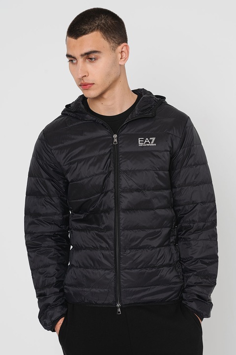 EA7, Geaca cu umplutura de puf, Negru